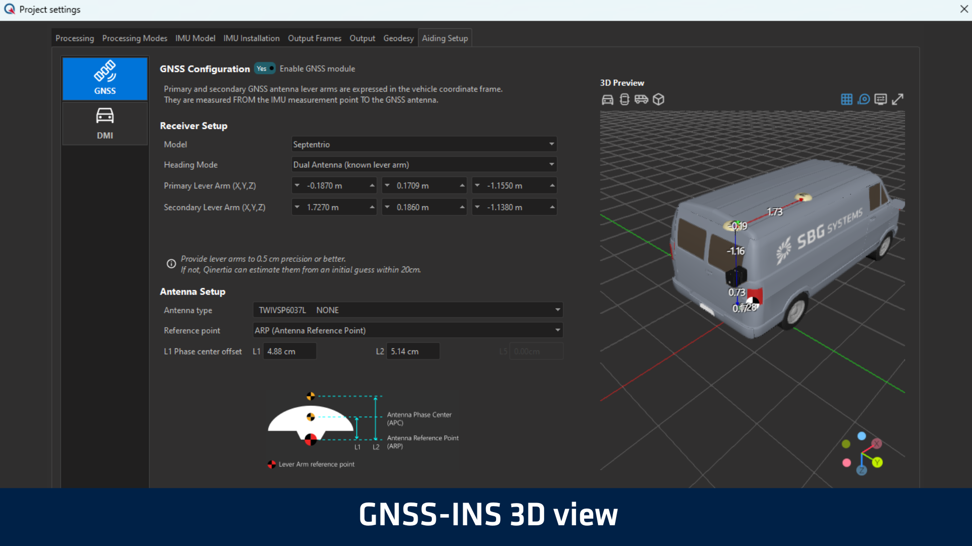 Qinertia GNSS+INS PPKポスト処理ソフトウェア | SBG Systems