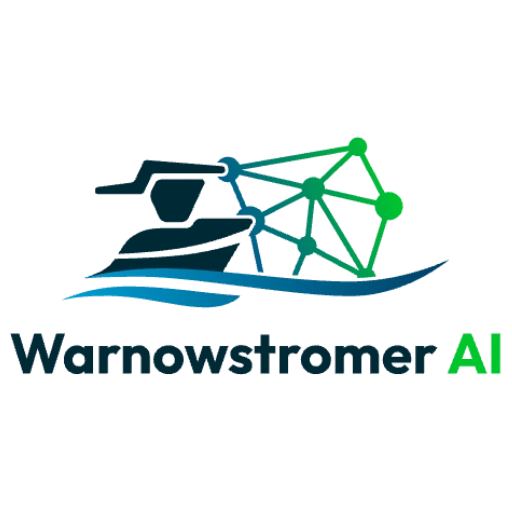 Logotipo del proyecto de transbordador autónomo WarnowstromerAI