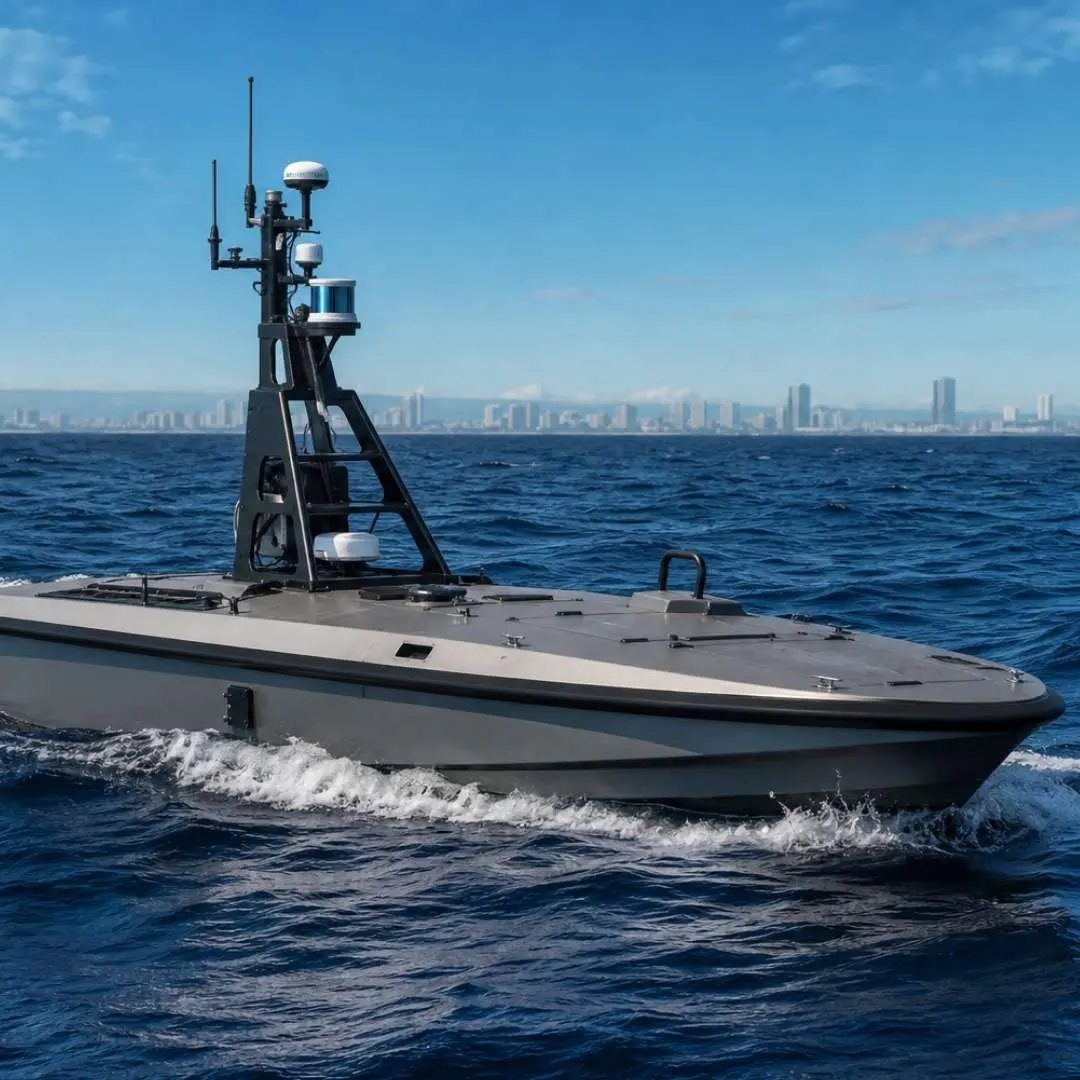 USV in un sistema di navigazione marittima